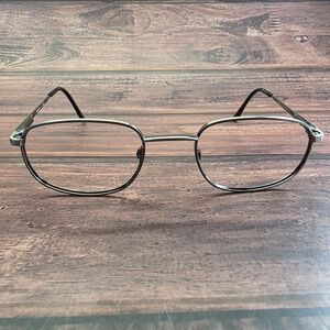 Randolph Engineering RE 350 Gunmetal Gray Oval Eyeglasses Frames 50-21 140 Italy